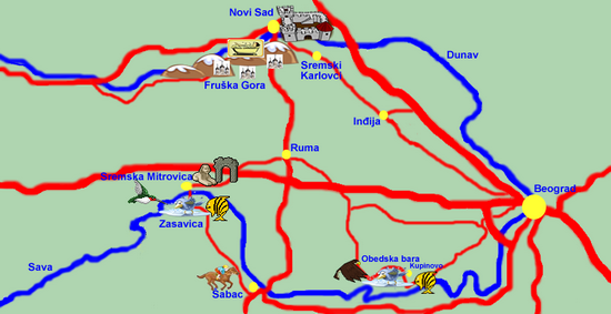 Srem - travel map