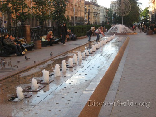 Fountains in Minsk