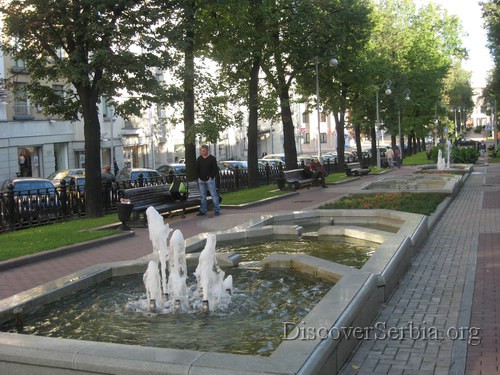 Fountains in Minsk